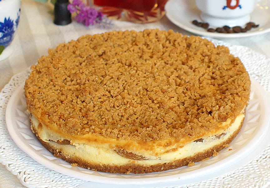 Cheese Cake Maça com farofa